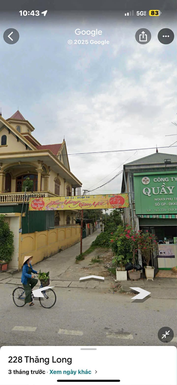 Đất mặt đường Thăng Long, Nghi Kim, 152m² - Lô góc 2 mặt tiền hiếm!