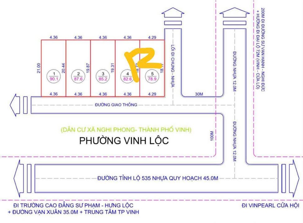 Đất nền Nghi Phong, Huyện Nghi Lộc 90m² giá 1 tỷ - Đầu tư sinh lời ngay!