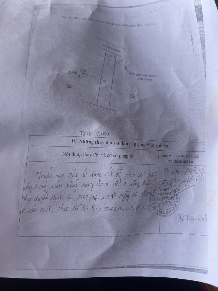 Đất mặt tiền xã Quảng Trực 720m² giá 900 triệu - Đầu tư sinh lời ngay!