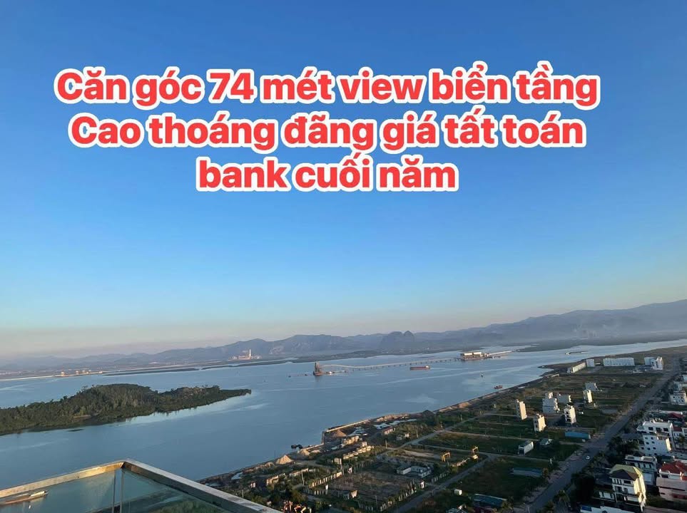 Căn hộ the Ruby Hạ Long 74m² giá 2.3 tỷ - Căn góc view rộng thoáng
