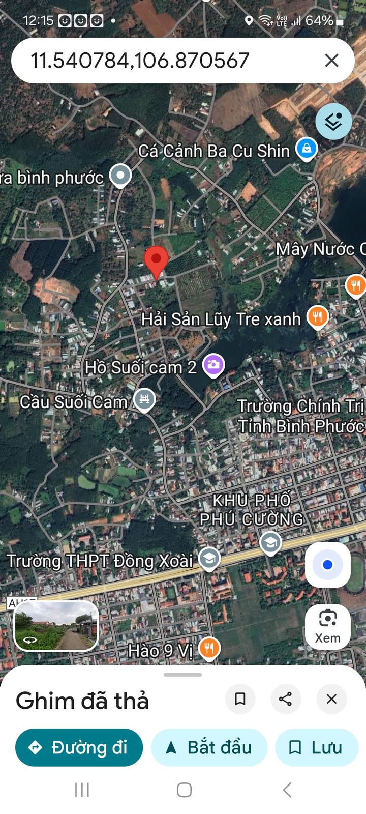 Đất thổ cư mặt tiền bê tông tại Tiến Thành, Đồng Xoài 504m² giá chỉ 2.35 tỷ!