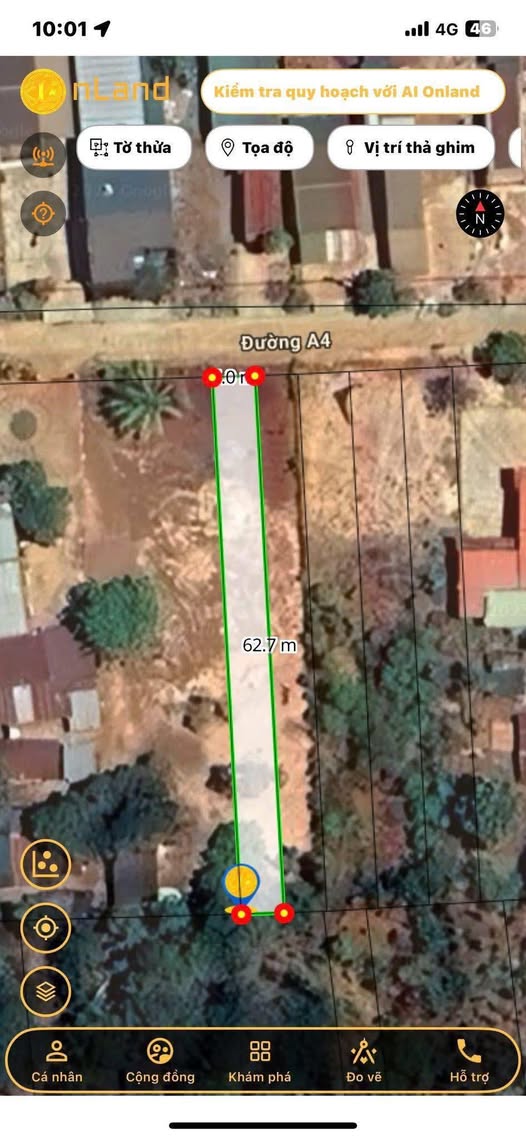 Đất mặt tiền Thôn 4, Xã Ea Đar, 315m² giá 1.65 tỷ - Đường nhựa rộng rãi!