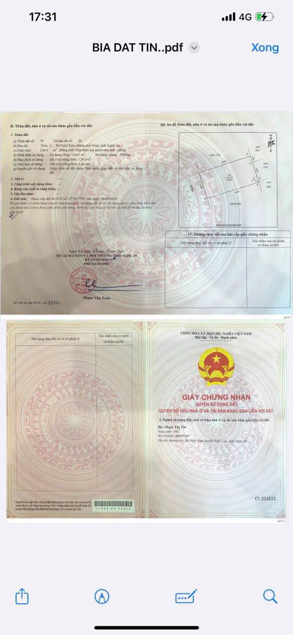 Đất nền đẹp tại Nghi Kim, TP Vinh 128m² giá 3.9 tỷ - Tiềm năng sinh lời cao!