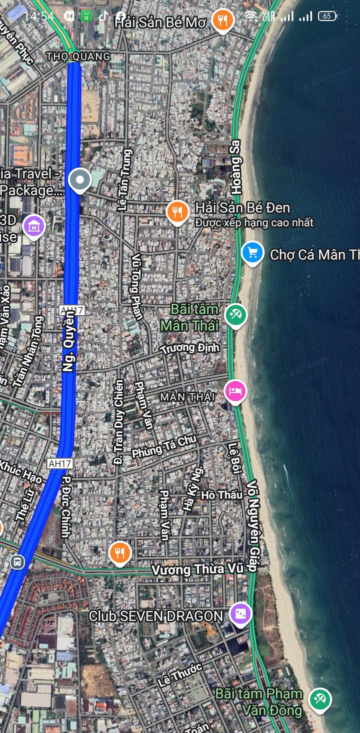 Lô đất mặt tiền đường Ngô Quyền, Sơn Trà, Đà Nẵng - 120m² chỉ 8 tỷ - Cơ hội đầu tư hiếm có!