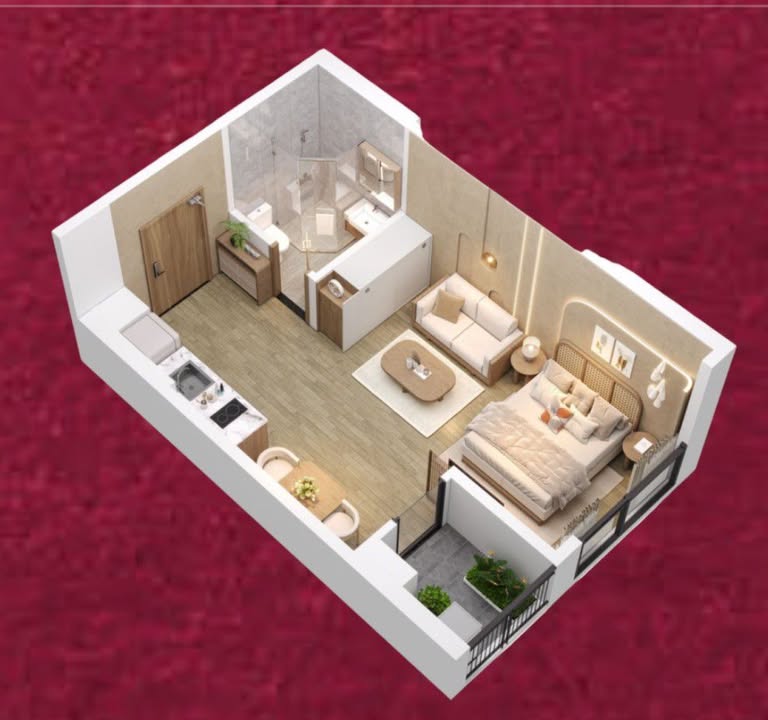 Căn hộ chung cư Tòa Tokyo, Phường Đông Vệ, 28m² giá 1.1 tỷ - Sẵn sàng vào ở ngay!