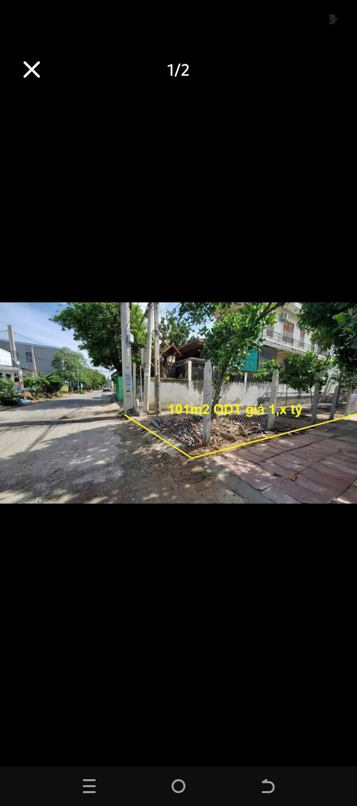 Đất thổ cư Phước Mỹ 101m² giá 1 tỷ - Sổ hồng chính chủ, mặt tiền đường nhựa