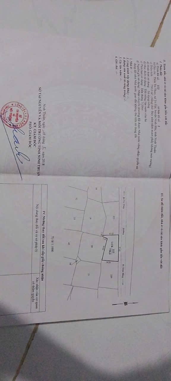 Lô Đất Vườn Mặt Tiền 36m Thôn Tri Thủy, 750m² giá 750 triệu - Đầu tư lý tưởng!