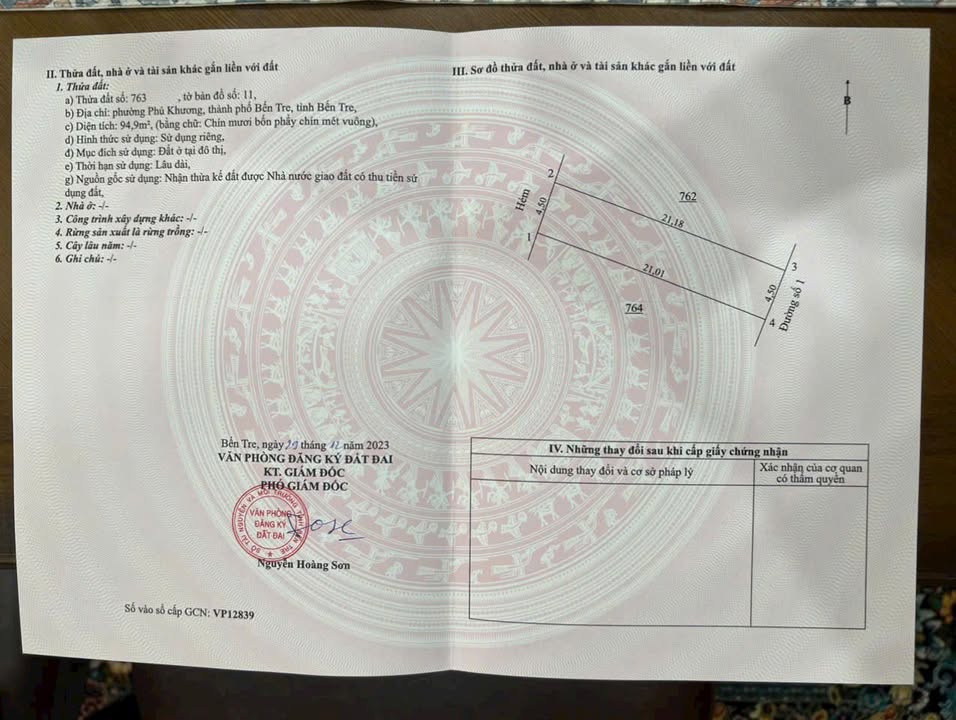 Đất nền khu dân cư Hiệp Hòa Phát Bến Tre 94m² giá 1.6 tỷ - Đầu tư sinh lời lý tưởng!