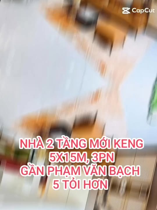 Nhà phố 2 tầng ngay Phạm Văn Bạch, 75m² giá 5 tỷ - Full nội thất mới keng!