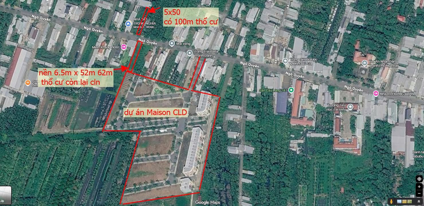 Bán đất mặt tiền đường Ngô Quyền, TP Cần Thơ, 338m² - Đầu tư kinh doanh lý tưởng!