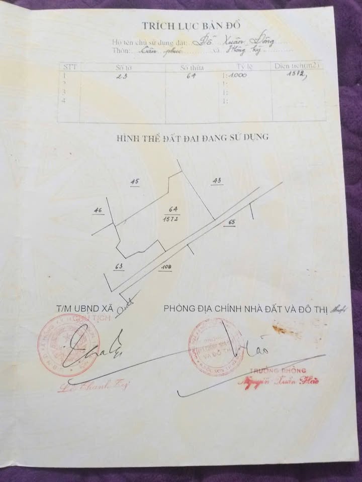 Đất nền thôn Tân Phúc, xã Trung Giã, 1572m² giá 15.72 tỷ - Cơ hội đầu tư tuyệt vời!