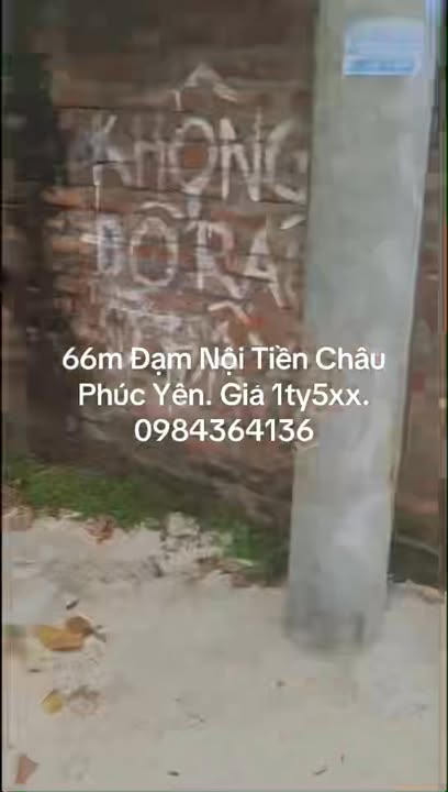 Đất nền Phúc Yên 66m² giá 1.5 tỷ - Ô tô vào tận nơi!