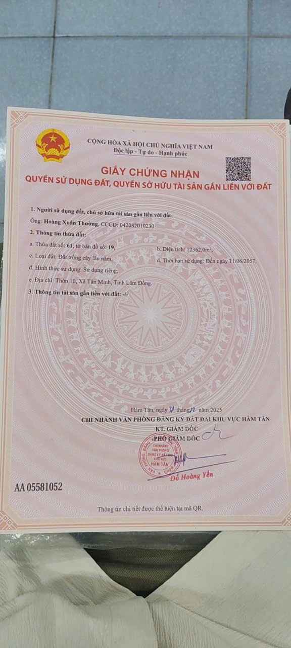 Farm 10.000m² tại Thôn Suối Giêng, Xã Tân Đức, Giá 1,2 tỷ - Đất đẹp, giao thông thuận lợi!