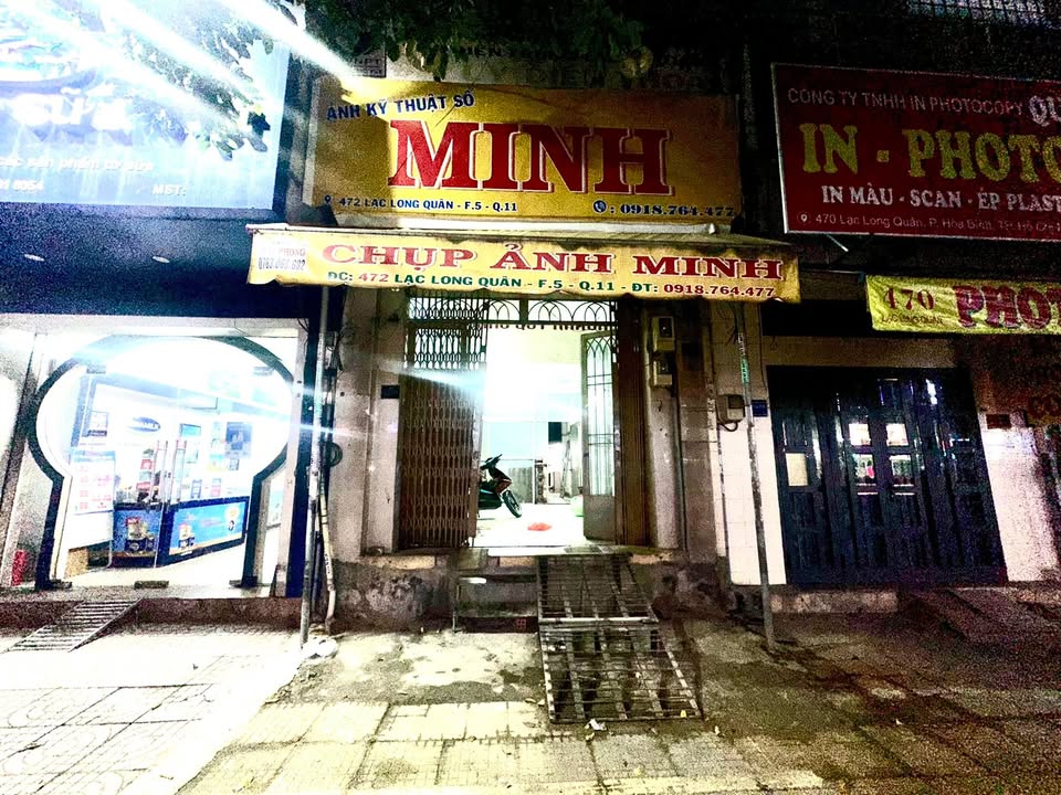 Nhà mặt tiền cho thuê 472 Lạc Long Quân, quận 11, 1 trệt 1 lửng 1 lầu, thuận tiện kinh doanh