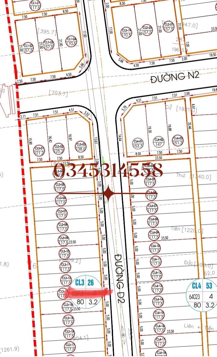 Đất nền đẹp tại Đại An, Vụ Bản 117.5m² giá 1.4 tỷ - Cơ hội đầu tư hiếm có!