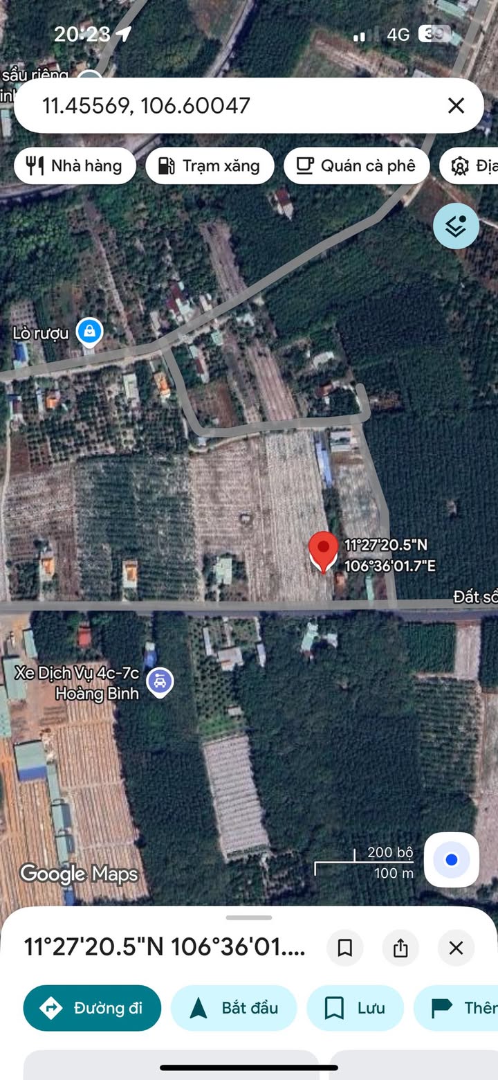 Đất mặt tiền đường Cao Bá Quát, Chơn Thành, 345m² - Bán gấp chỉ 1.1 tỷ!