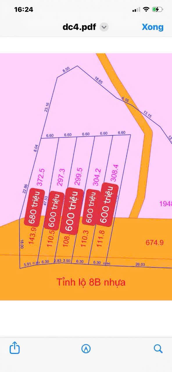 Đất thổ cư Bến Khế, Khánh Bình 300m² giá chỉ 600 triệu - View đồi săn mây tuyệt đẹp!