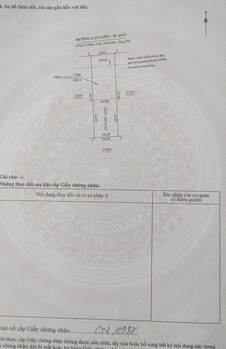 Đất nền 50 Đường Lai Uyên, Huyện Bàu Bàng, 350m² giá 1.5 tỷ - Đầu tư sinh lời ngay!