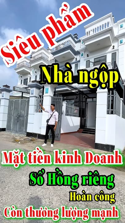 Nhà mặt tiền kinh doanh Huyện Bình Chánh 100m² giá 2.3 tỷ - Sổ hồng riêng hoàn công!