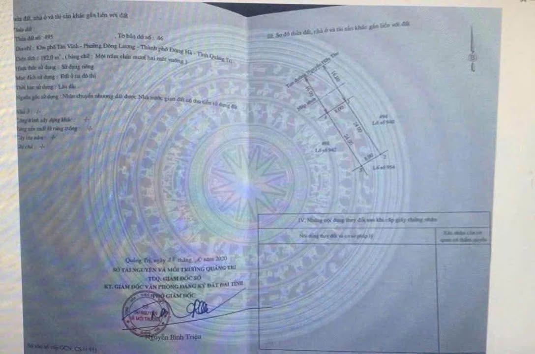 Mặt tiền kinh doanh Nguyễn Hữu Thọ, Đông Hà, 192m² - Vị trí siêu đẹp, sẵn sàng đầu tư!