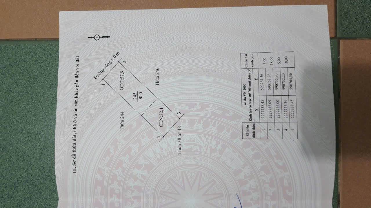 Đất thổ cư 90m² tại Tam Điệp, Ninh Bình giá chỉ 550 triệu - Đầu tư sinh lời!