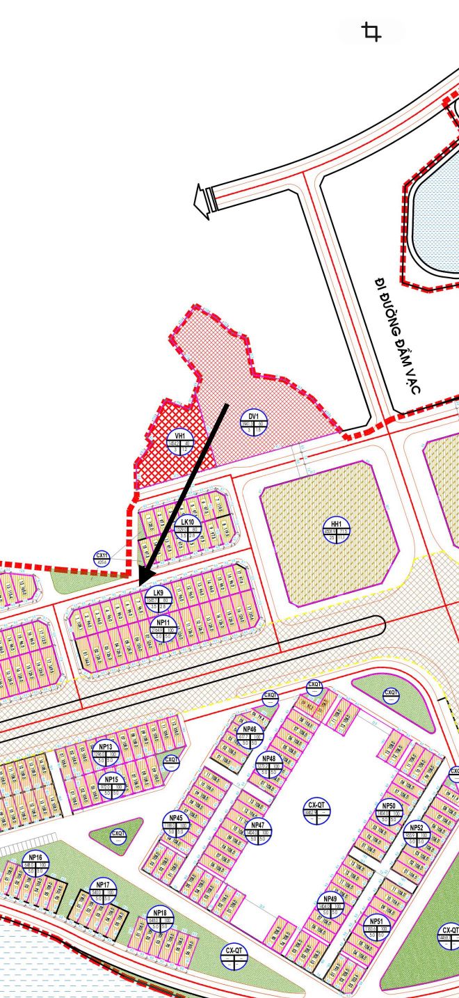 Townhouse Bắc Đầm Vạc 96m² giá 4.7 tỷ - Vị trí kinh doanh đắc địa!