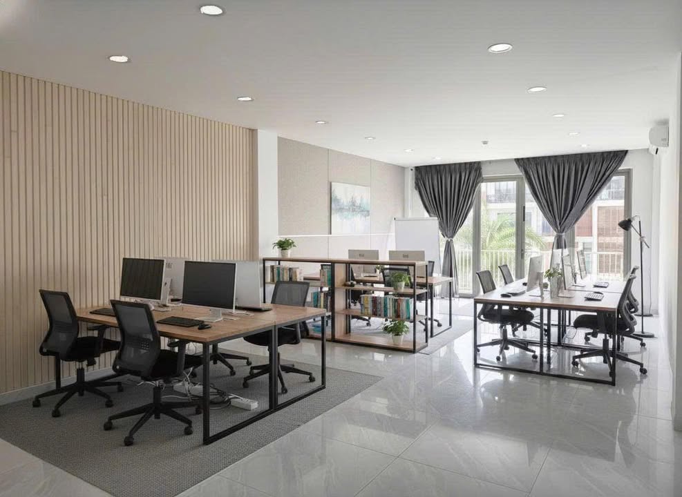 Văn phòng cho thuê tại KDC Himlam, Quận 7, 100m² - Thiết kế linh hoạt, sẵn sàng hoạt động!