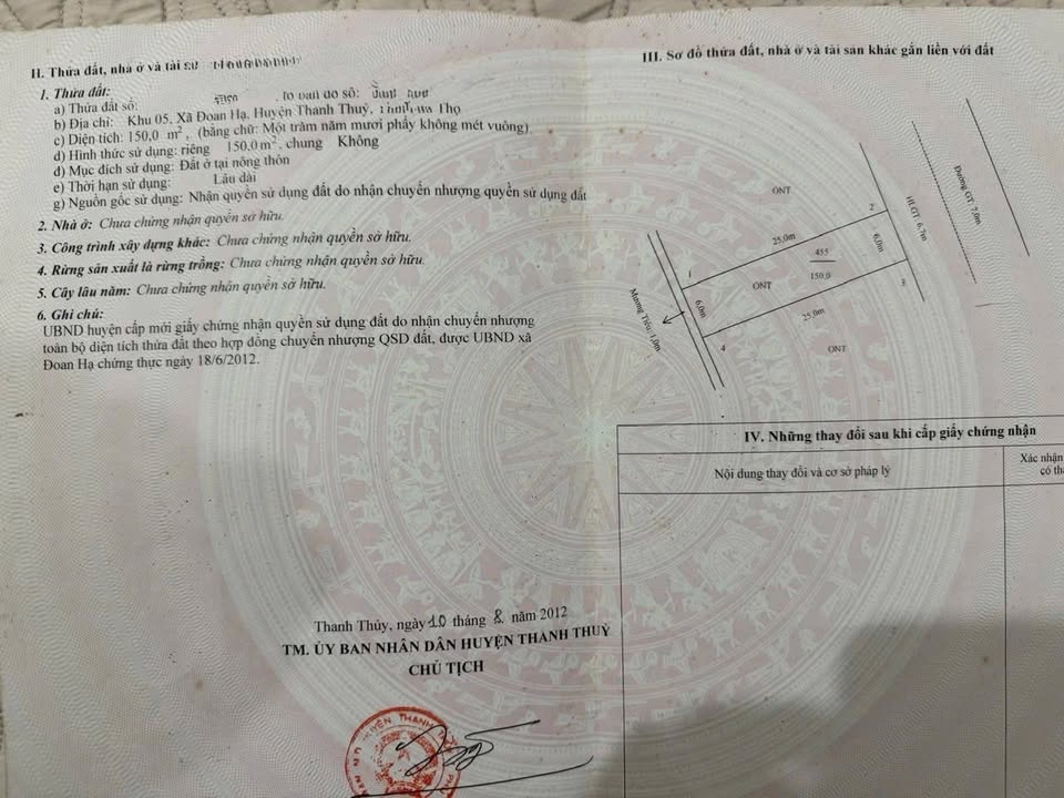 Đất thổ cư Khu 5 - Đoan Hạ - 150m² giá thỏa thuận - Tiềm năng đầu tư cao!