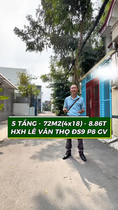 Nhà phố Gò Vấp 72m² giá 8.86 tỷ - Tiện nghi đầy đủ, vào ở ngay!