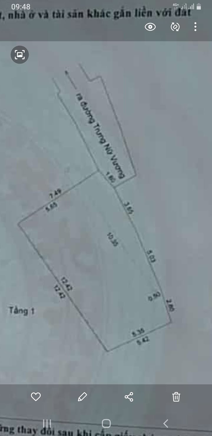 Nhà cấp 4 Trưng Nữ Vương, 87m² giá 4.38 tỷ - Chính chủ bán gấp!