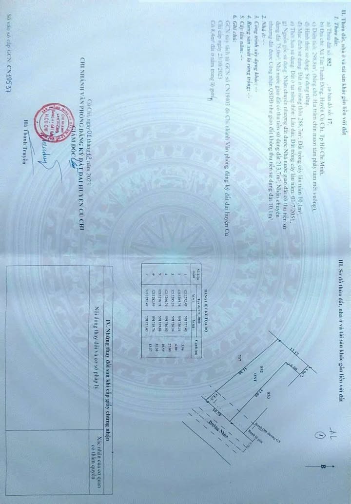 Bán đất đẹp Tân Thạnh Đông, Củ Chi, 154m² - Đầu tư sinh lời ngay!