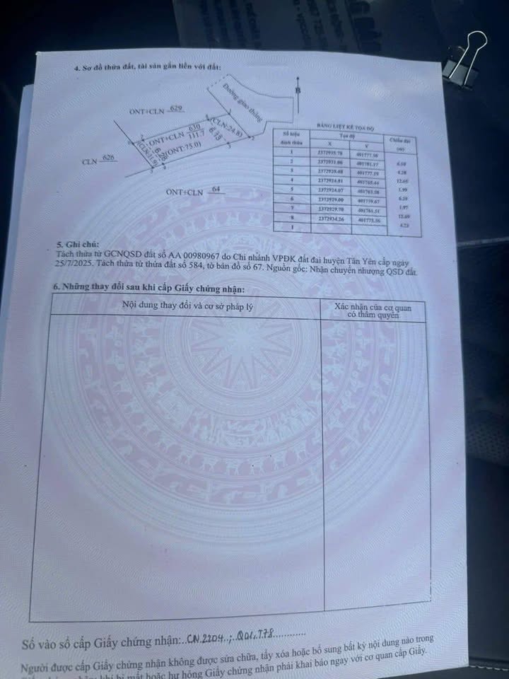 Đất thổ cư 112m² tại Phường Xương Giang, Bắc Giang - Mặt tiền rộng, giá thỏa thuận!