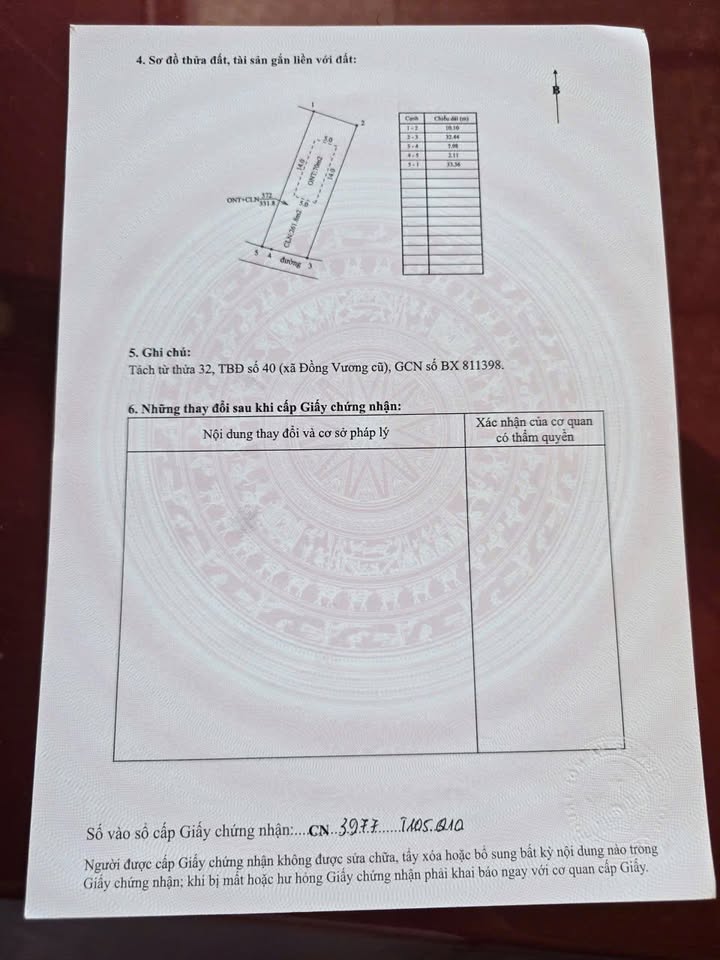 Đất vườn 331m² xã Đồng Kỳ, Yên Thế giá chỉ 300 triệu - Cơ hội đầu tư tuyệt vời!