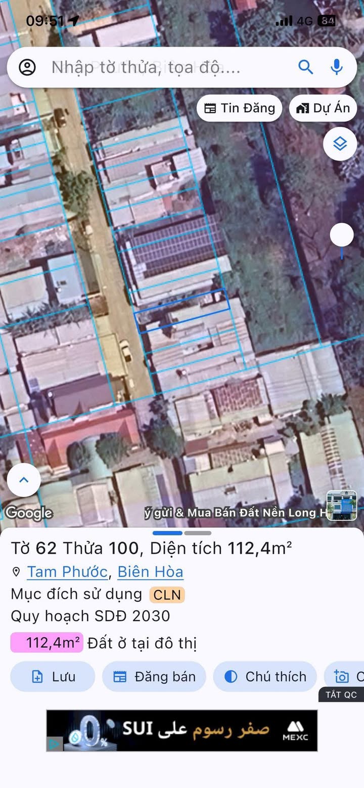 Đất nền Phường Tam Phước, 110m² giá 1.2 tỷ - Sổ hồng riêng, kinh doanh thuận lợi!