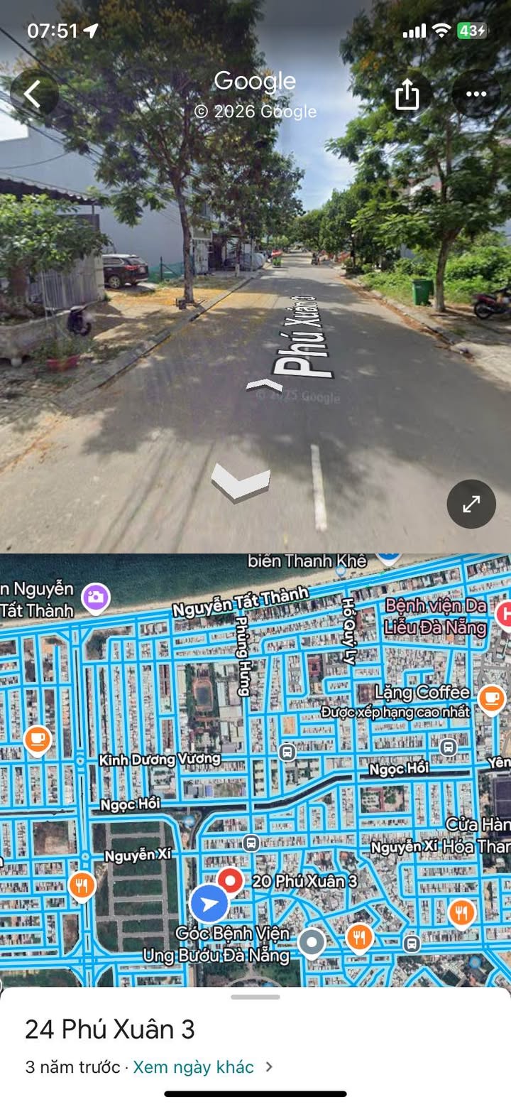 Đất tặng nhà tiền chế tại Phú Xuân 90m² giá 6.75 tỷ - Gần biển Nguyễn Tất Thành!