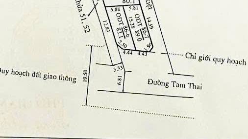 Đất 2 mặt tiền đường Tam Thai, TP Huế 89m² giá chỉ 1 tỷ - Cơ hội đầu tư hiếm có!