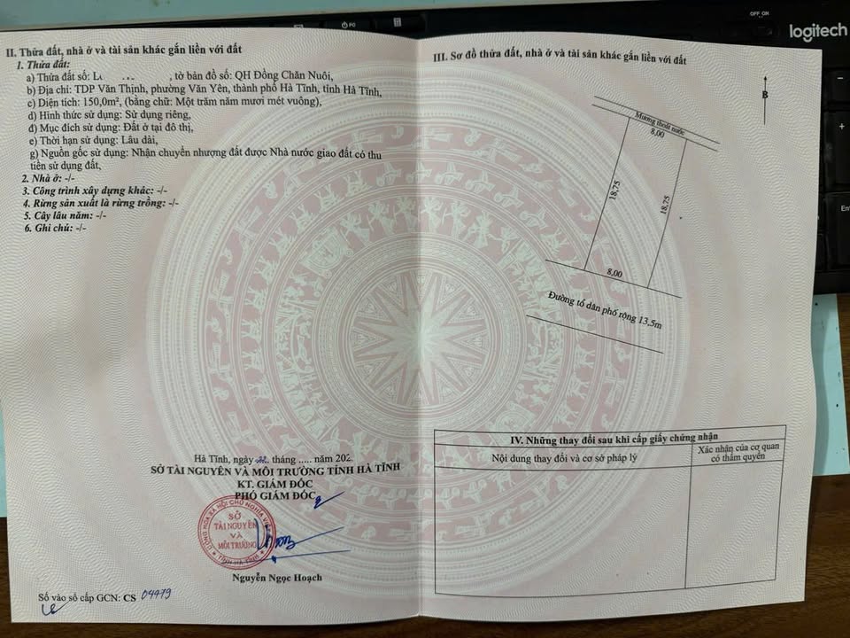 Đất quy hoạch Đồng Chân Nuôi - Phường Văn Yên 150m² giá 2.6 tỷ - Cơ hội đầu tư tiềm năng!