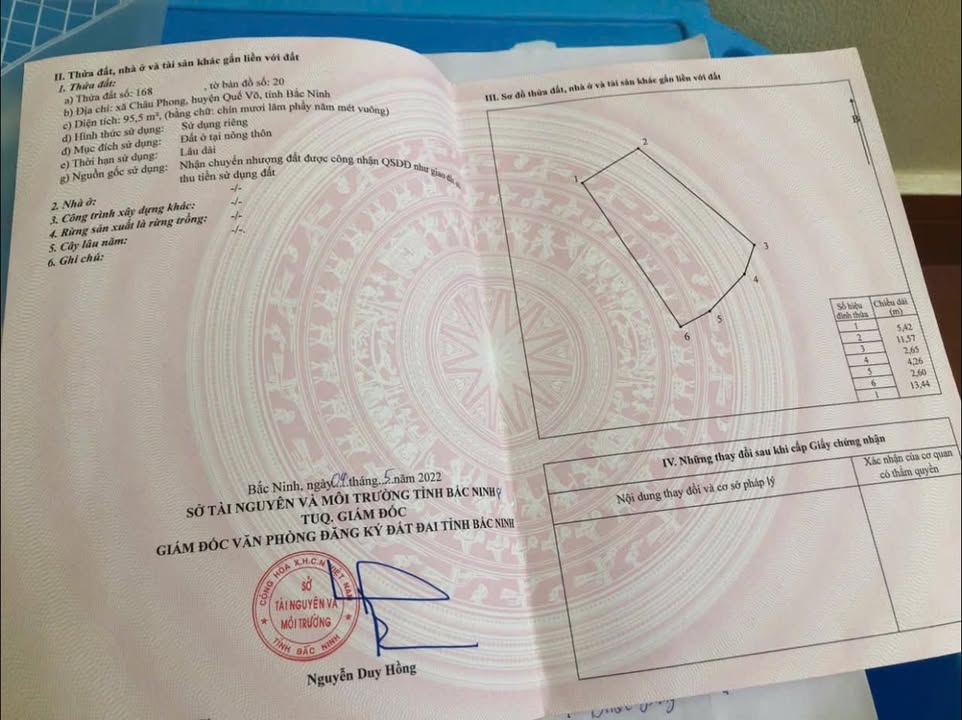 Đất nền lô góc Văn Phong, Phù Lãng 95m² giá tốt - Sẵn sàng giao dịch ngay!