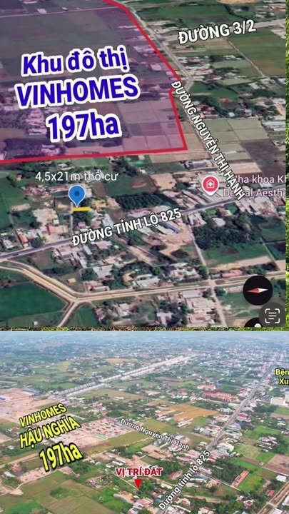 Đất thổ cư 100% Thị trấn Hậu Nghĩa 94m² giá 1.13 tỷ - Đầu tư sinh lời ngay!