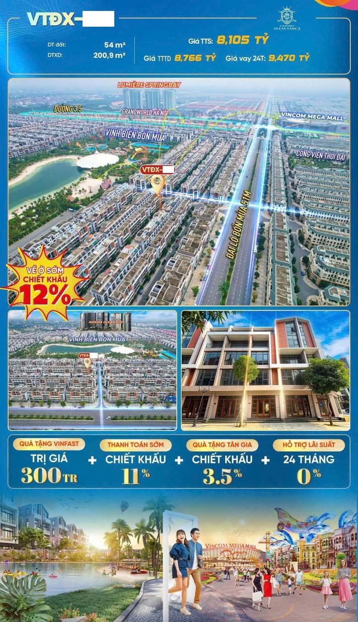 Townhouse Phường Thanh Xuân Trung 54m² giá 8.1 tỷ - Căn góc lối vào công viên!