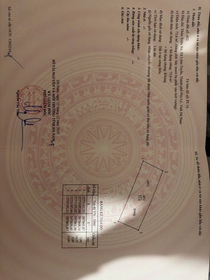 Đất nền khu đô thị CEO2 Phủ Lý 73m² giá 3.577 tỷ - Đầu tư sinh lời ngay!