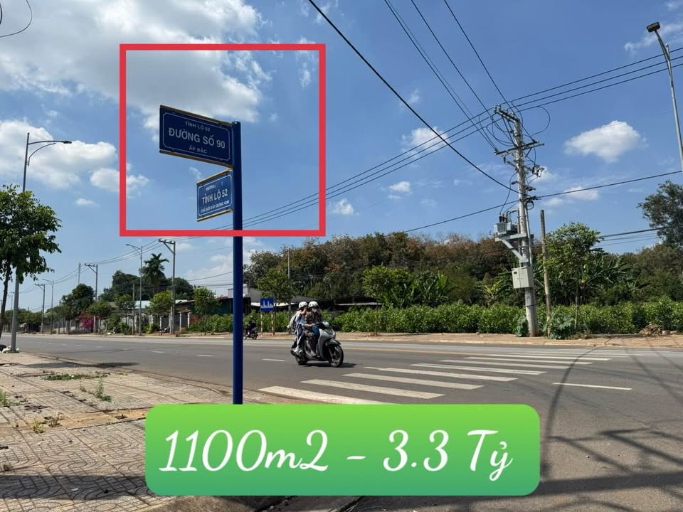 Đất nền mặt tiền Đường 90 Long Phước 1100m² giá 3,3 tỷ - Cơ hội đầu tư tốt!