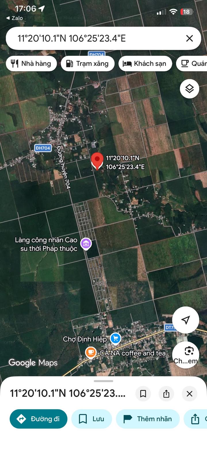 Đất thổ cư Định An, Dầu Tiếng 840m² giá 1 tỷ - Đầu tư sinh lời tuyệt vời!