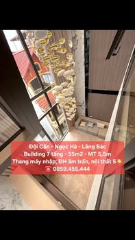 Townhouse Đội Cấn 55m² giá thỏa thuận - Thiết kế hiện đại, ô tô vào nhà!