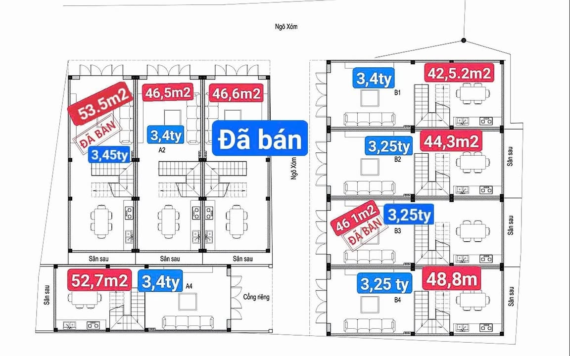 Nhà phố 4 tầng Phủ Thượng Đoạn 48m² giá 3.3 tỷ - Đầu tư sinh lời ngay!