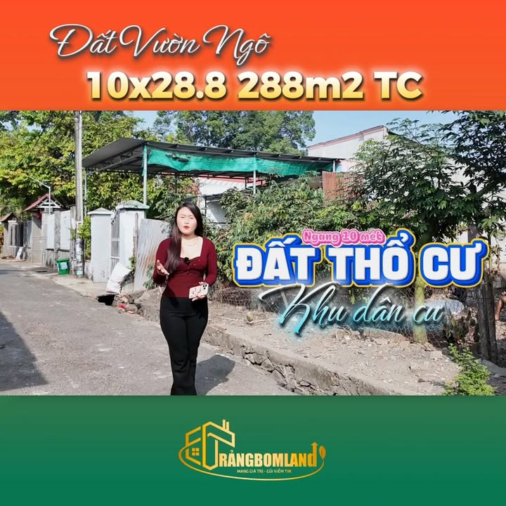 Đất thổ cư 288m² xã An Viễn – Trảng Bom, giá thỏa thuận - Đầu tư lý tưởng!