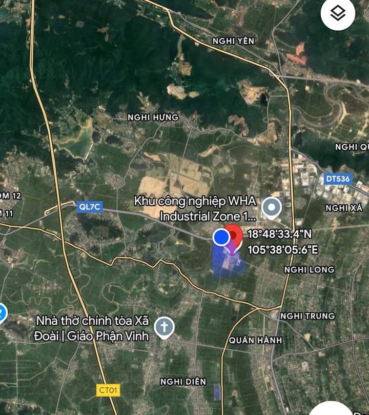 Đất nền góc 404.8m² khu công nghiệp WHA - Tiềm năng đầu tư lớn chỉ 8 tỷ!