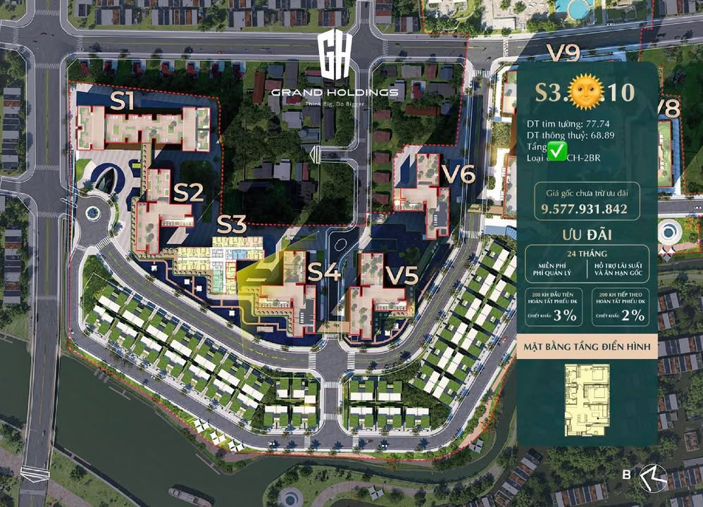 Căn hộ Sunshine Sky City Quận 7 89m² giá 9.591 tỷ - Không gian sống lý tưởng!