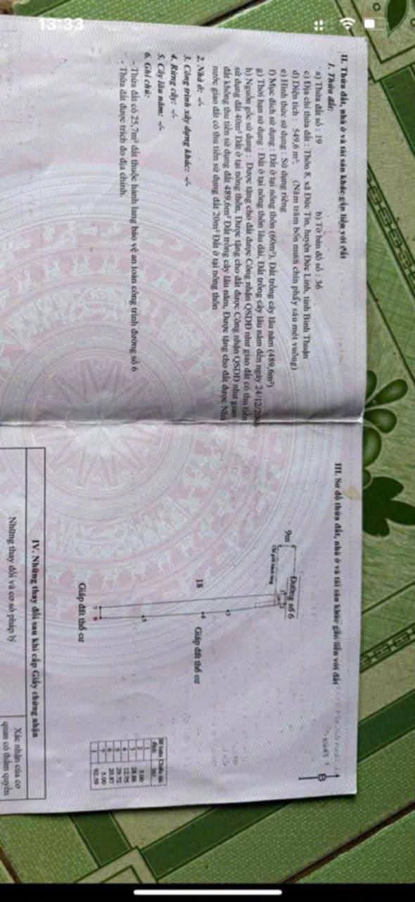 Nhà riêng tại đường số 6, xã Đức Tín, 470m² giá 800 triệu - Chính chủ bán nhanh!