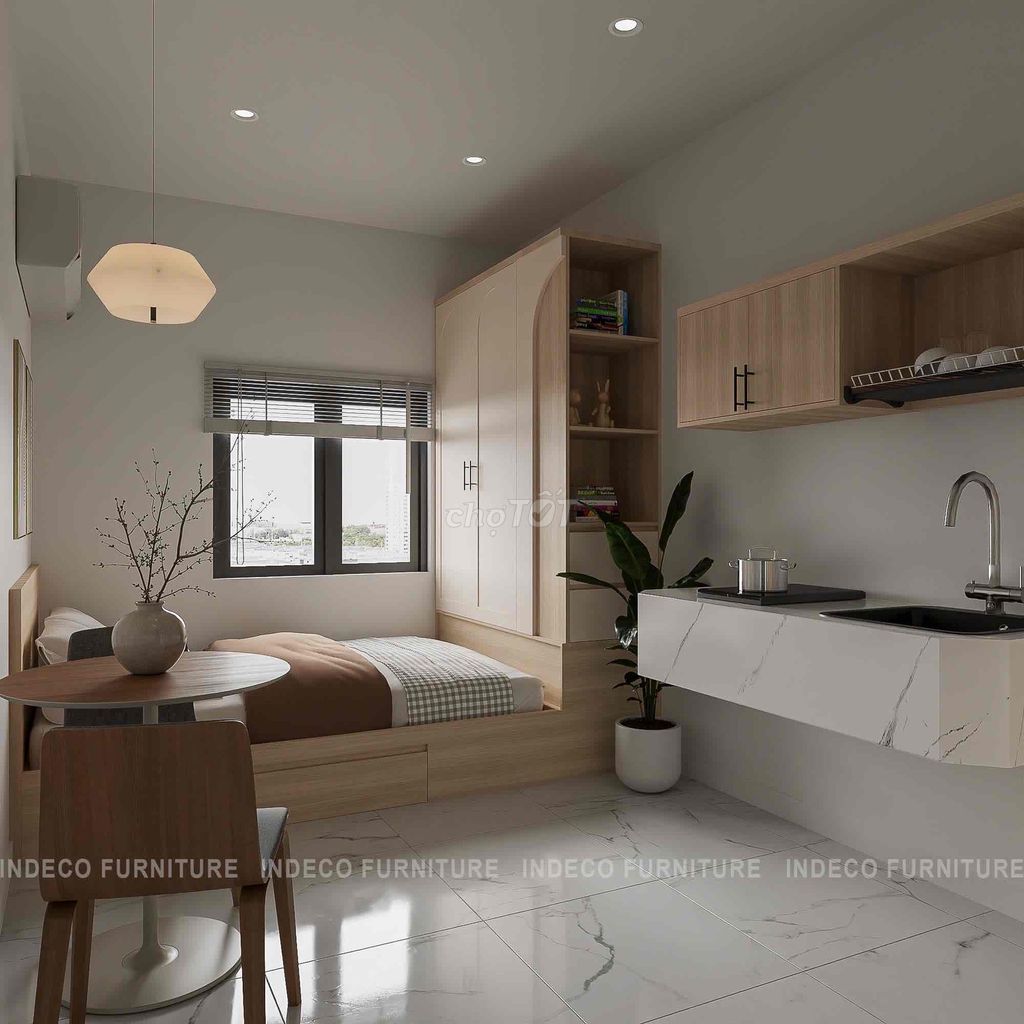 Phòng cho thuê Phú Trung 20m² giá 4.5 triệu - An ninh tuyệt đối, mới 100%